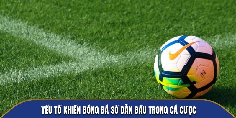 Yếu tố khiến bóng đá số dẫn đầu trong cá cược